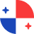 badge drapeau circulaire quadrants rouge bleu blanc Étoiles