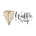 logo gofre artesanal para cafetería y pastelería