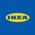 logo ikea ovale jaune sur fond bleu