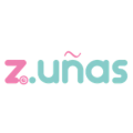logo minimalista uñas pastel rosa y turquesa