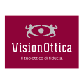 logo visionottica: occhiali e fiducia