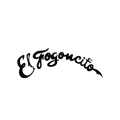 logotipo manuscrito negro estilo caligráfico