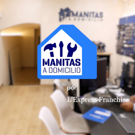 logo manitas a domicilio en recepción