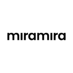miramira minimal black wordmark geometric sans serif logo