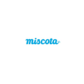 logotipo miscota azul minimalista sobre blanco