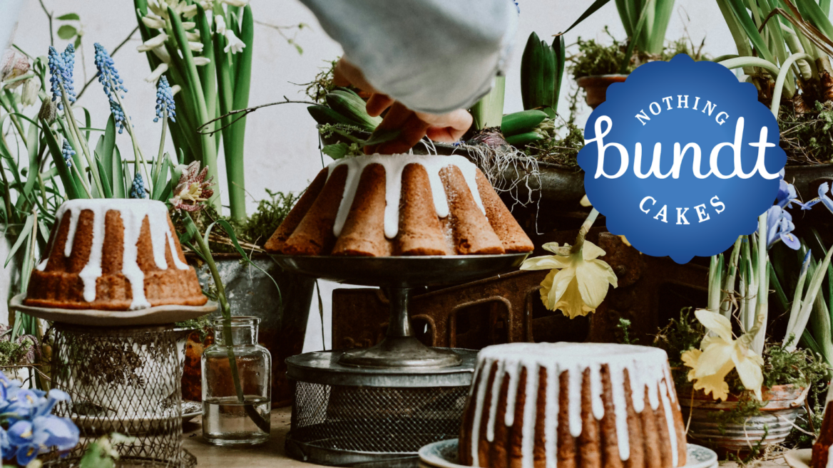 nothing bundt cakes: spring glazed bundt display