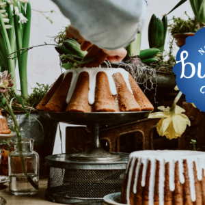 nothing bundt cakes: spring glazed bundt display