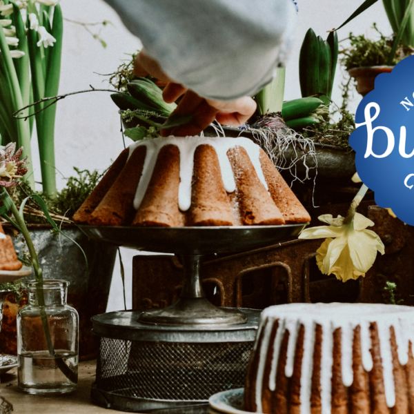 nothing bundt cakes: spring glazed bundt display