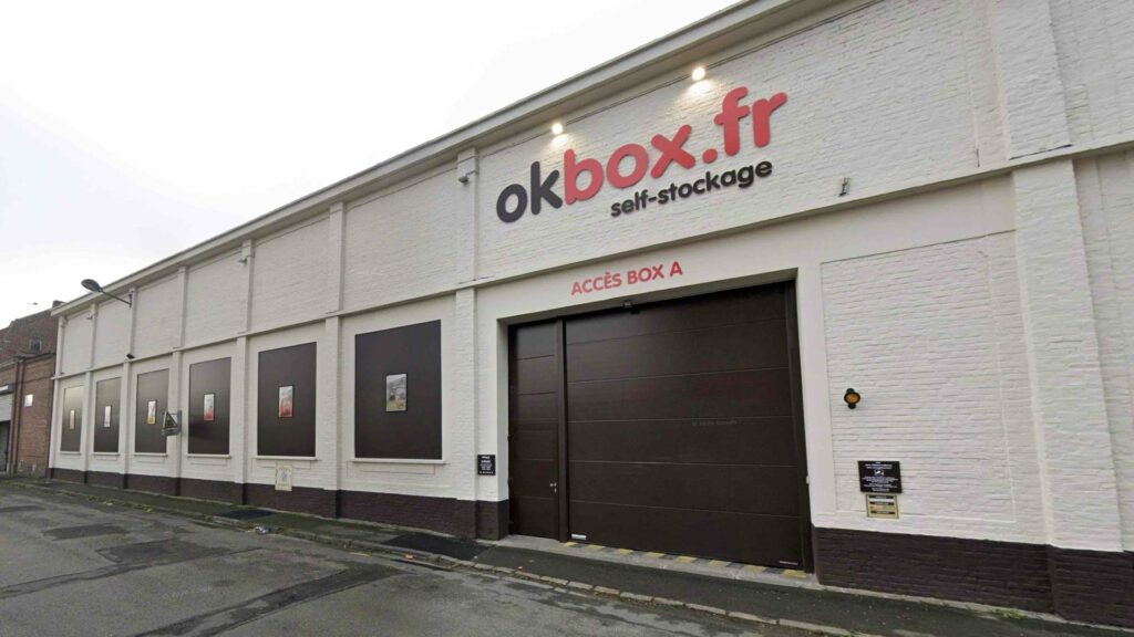 okbox self stockage : façade et accès box a