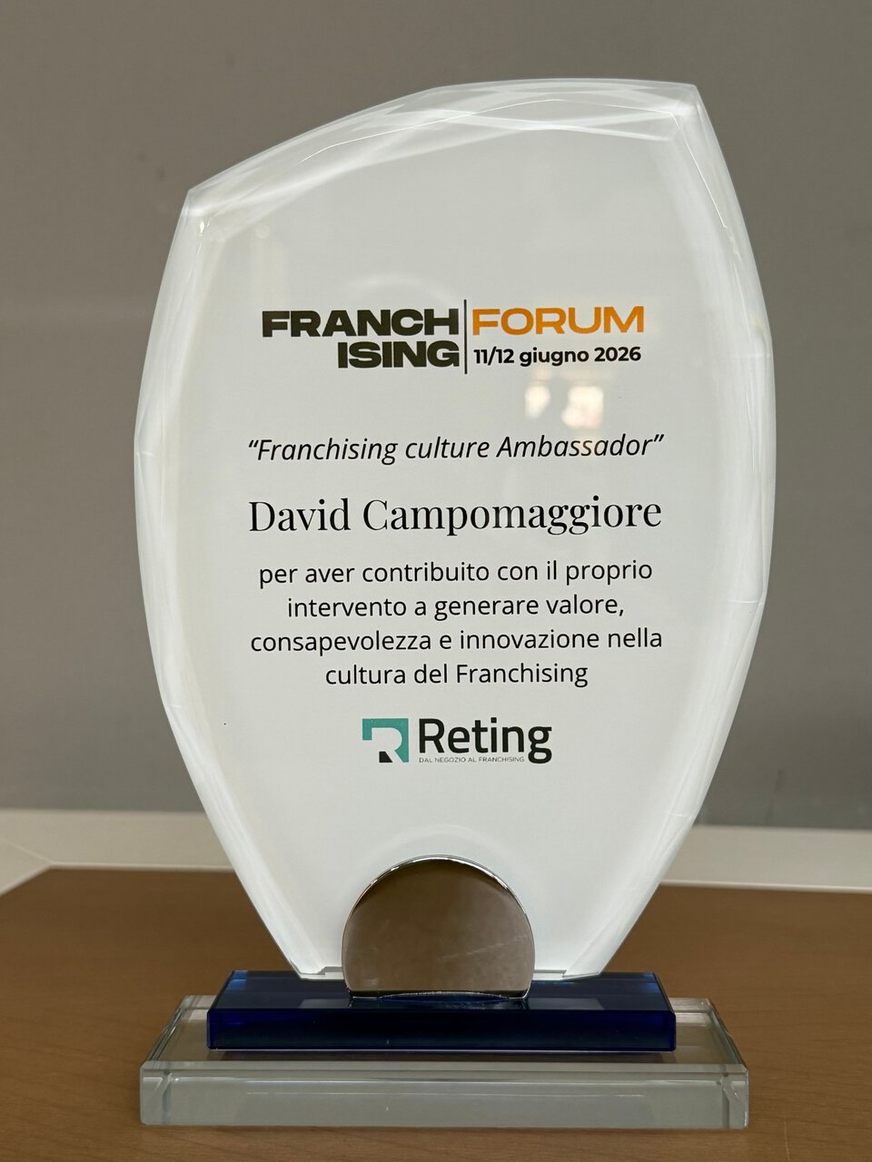 oroetic protagonista sul palco del franchising forum 2026 2