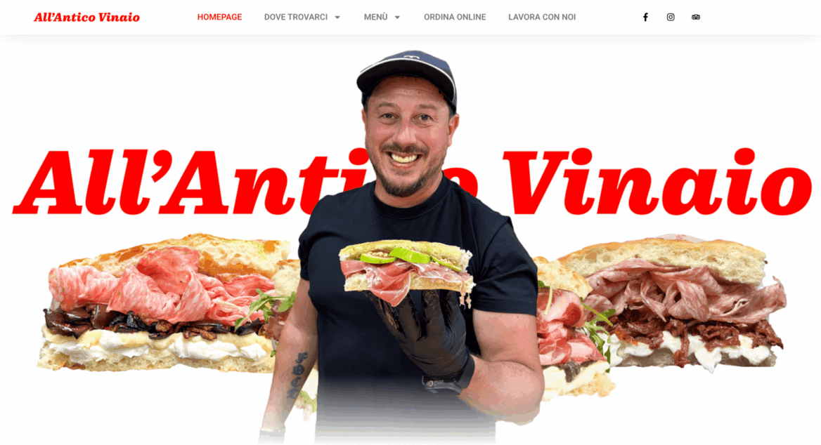 panino focaccia allantico vinaio con prosciutto e rucola