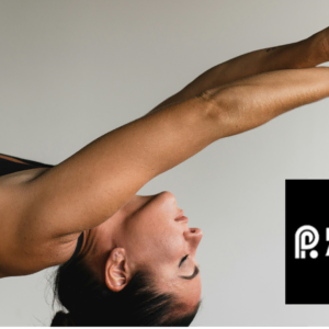 fit woman pilates backbend: flexibility & strength