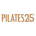 logo pilates 25 elegante e minimalista oro