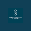 logo pompes funèbres de france Élégant et sobre