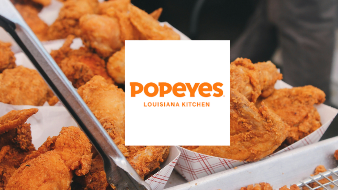 popeyes crispy fried chicken close up