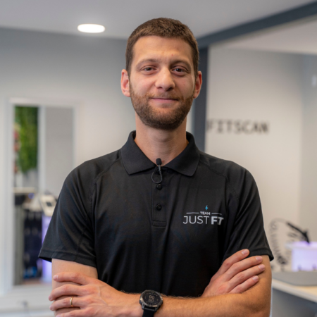 portrait dentraîneur team just fit en studio