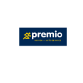 premio logo: gelbes emblem auf dunkelblau – reifenservice