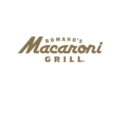 romanos macaroni grill warm brown script logo