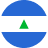 logo minimaliste rond bleu blanc vert