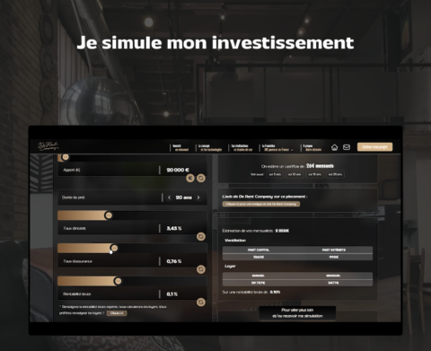 simulateur immobilier — mensualités et rentabilité