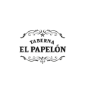 logotipo vintage de la taberna el papelón