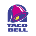 logotipo taco bell con campana morada y rosa