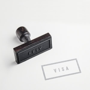 tampon visa sur document officiel