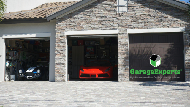 three car garage showcase: classic and modern sports cars