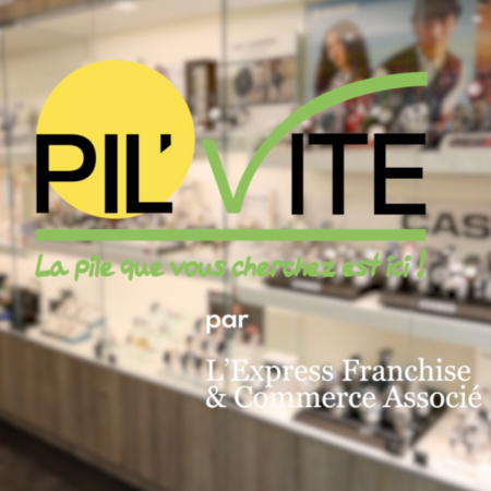 vitrine montres et piles : promotion pil vite