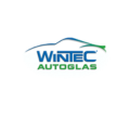 wintec autoglas logo mit blau‑grünem scheibenbogen