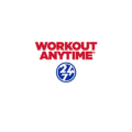 workout anytime 24/7 fitness logo
