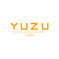 logo yuzu sushi orange minimaliste et moderne