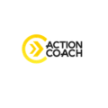 action coach logo with yellow circular emblem and wordmark