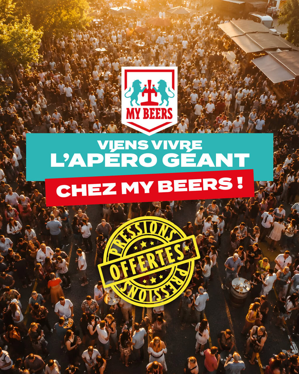 apéro géant chez my beers : bières offertes