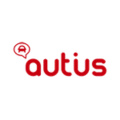 logo autus rojo app de movilidad