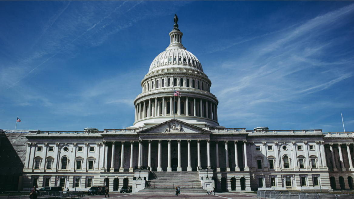 neoclassical capitol dome and columned facade