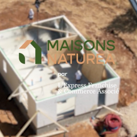 chantier maisons naturea : fondations et grue