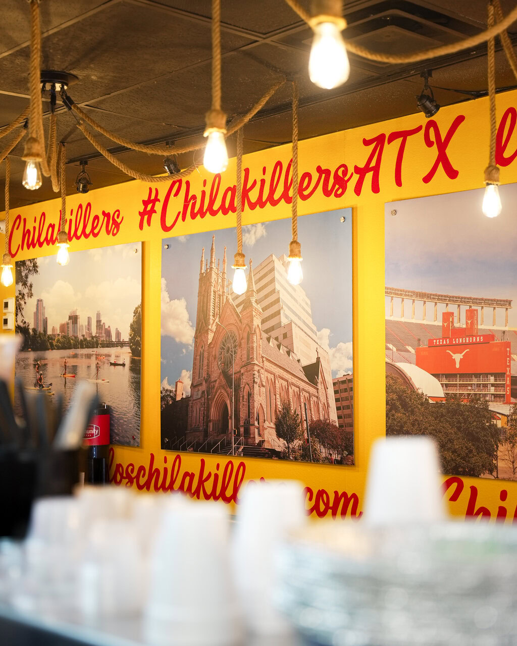chilakillers austin wall art with texas panels