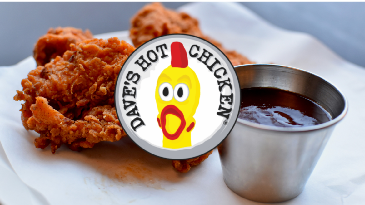 daves hot chicken: crispy spicy fried chicken with dip