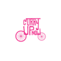 curry land pink bicycle logo