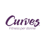logo curves viola in corsivo per donne