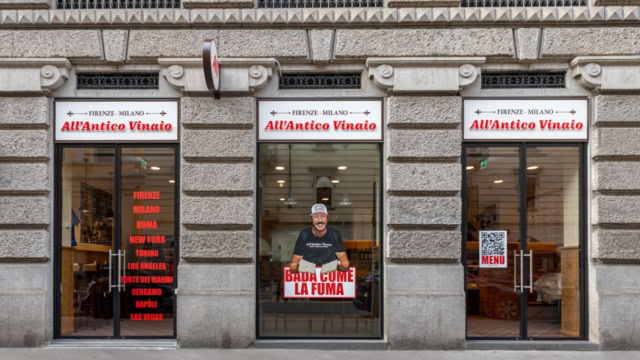 allantico vinaio – facciata storica a firenze