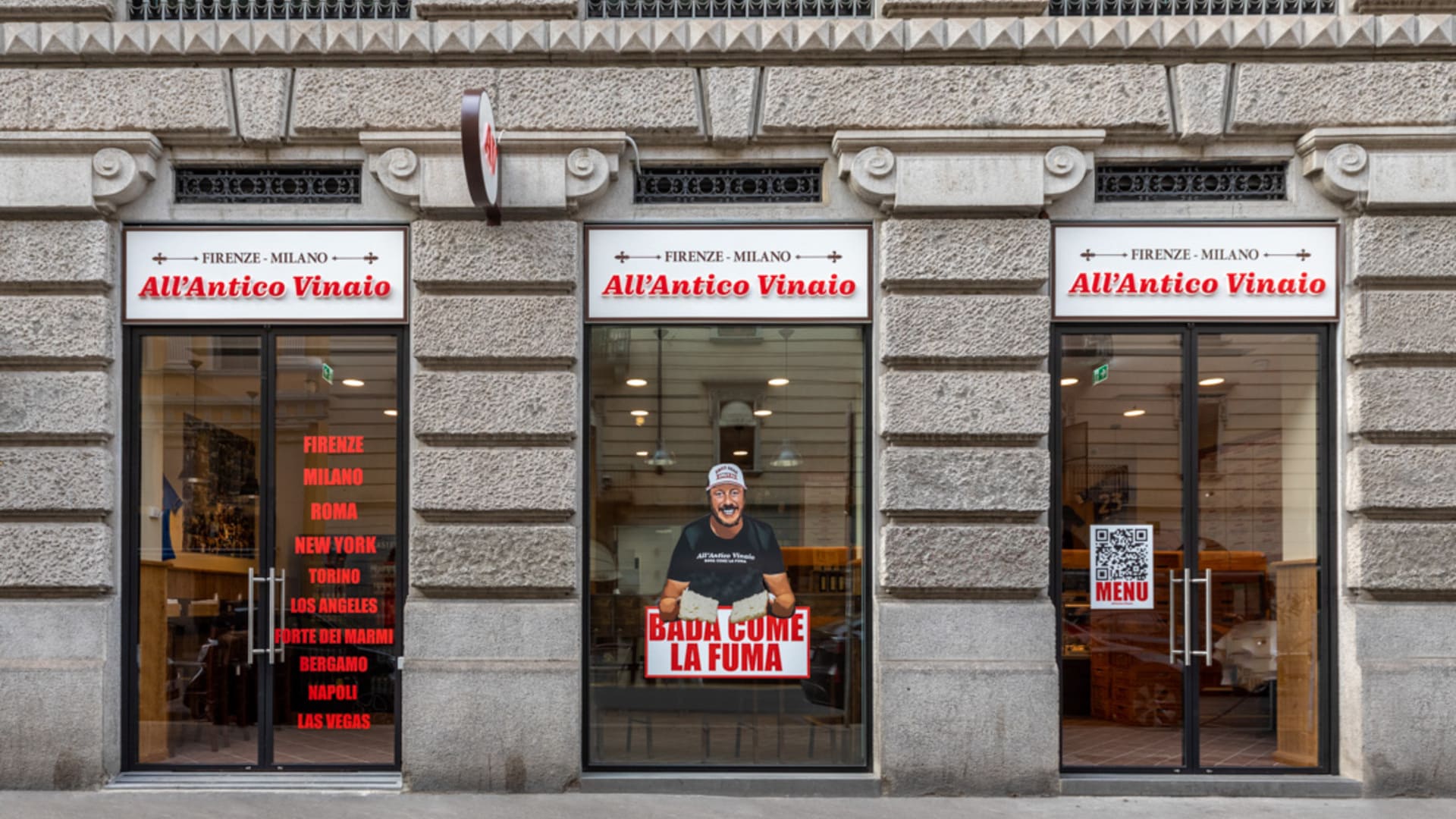 allantico vinaio – facciata storica a firenze