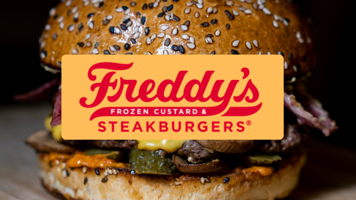 freddys steakburger: brioche bun, cheese & bacon