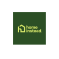 home instead green logo with stylized house