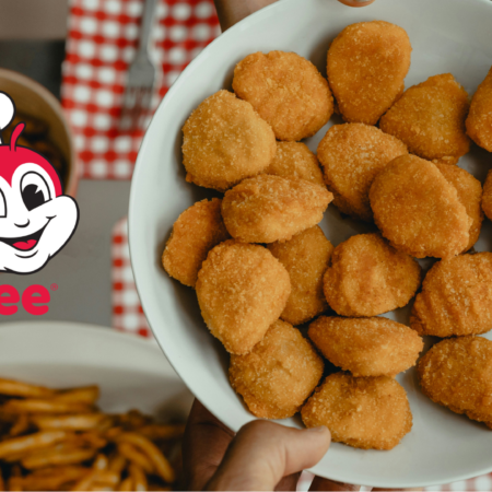 jollibee golden crispy chicken nuggets with fries