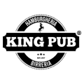 logo king pub – stemma birreria nero e bianco