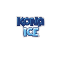 kona ice blue bubble letter logo