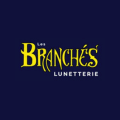 logo branchÉs — lunetterie stylée jaune sur indigo