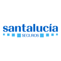 logotipo azul santalucía con texto seguros